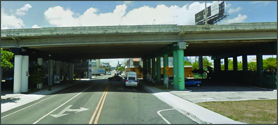 Site- Overpass on NE 2nd Ave and 36th Street