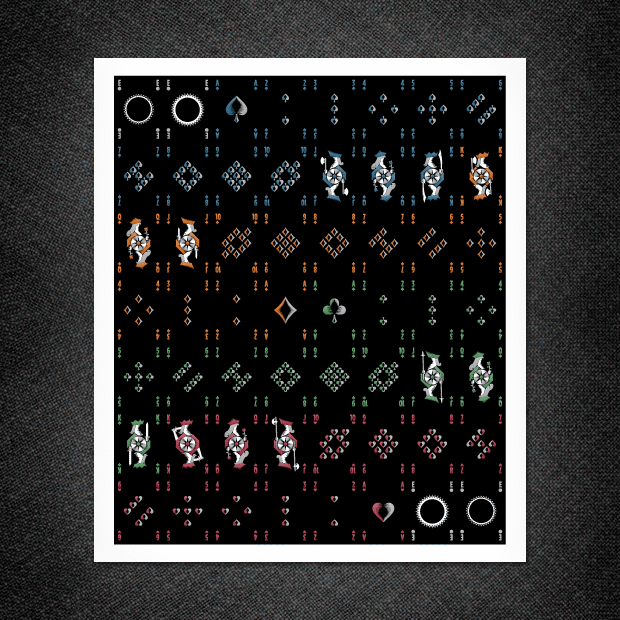 Uncut Sheet - Eclipse Edition (mockup of front side) -- Add $40 per sheet signed & numbered w/ 5 metallic ink colors ($45 international)
