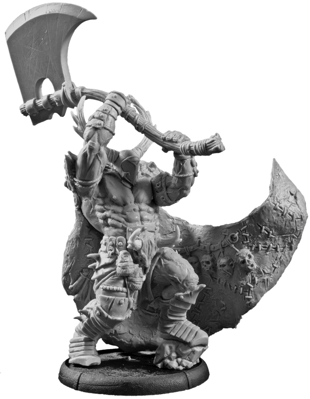 Carrowek of Carn Dhu at three times his actual size
