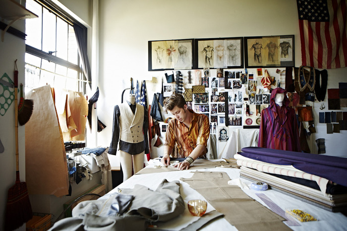 At work in my studio - Seattle, WA