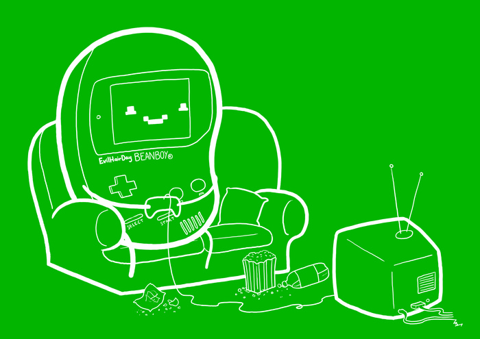 beanboy kickstarter shirt *green t shirt shade to be easy on eyes
