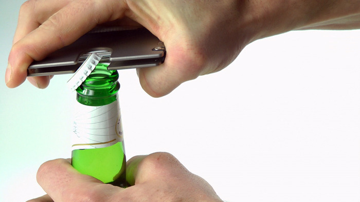 Bottle caps pop off easily with virtually no deformation.
