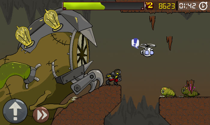 A Screenshot with the Boss from the Second Chapter