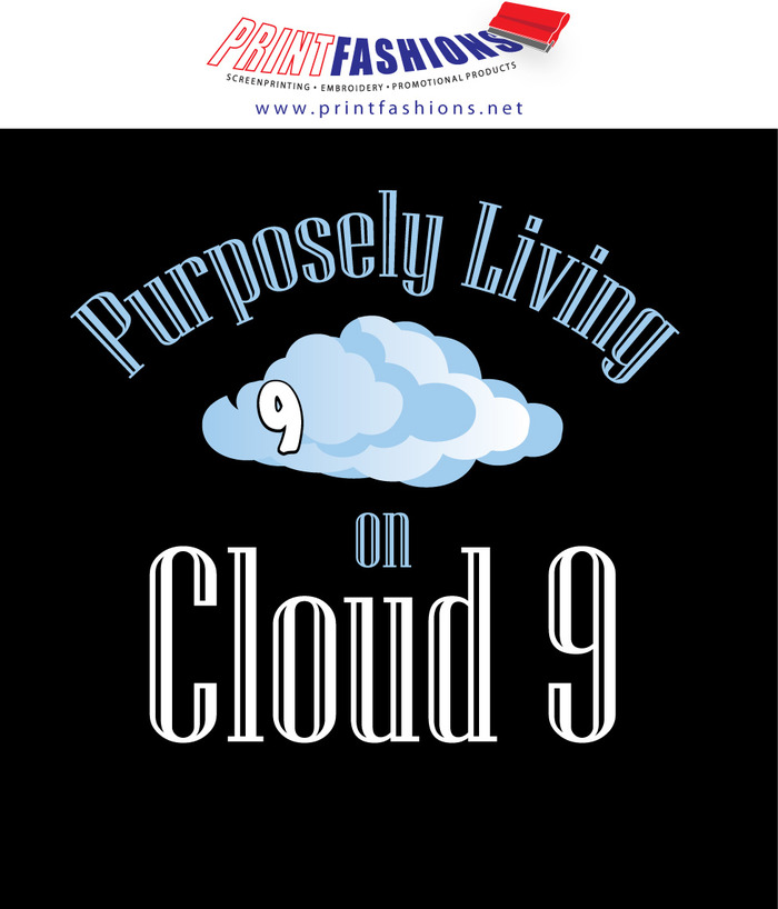 Purposely Living On Cloud 9 Thank YOU Card