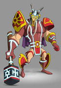 Sanon (God of War): Man Strong as a Rock