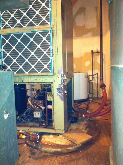 Our current HVAC system. Yup, needs some serious help.