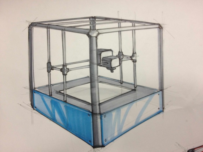 Design Concept - RigidBot 3D Printer