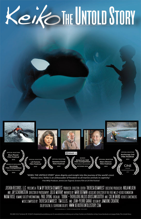 Keiko The Untold Story Experts Poster 11 x 17