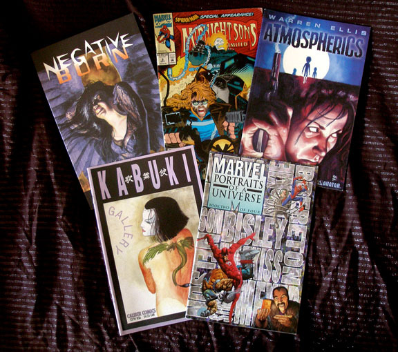 Comic books in which Ken's art has appeared