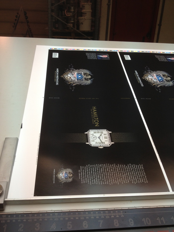 Photos from the printing of book one