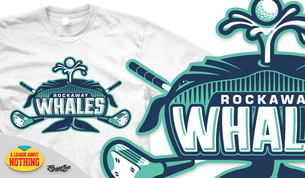 Rockaway Whales (on white)