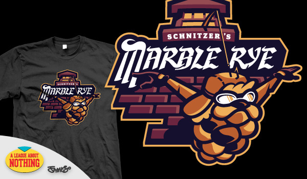 Schnitzer's Marble Rye (on black)