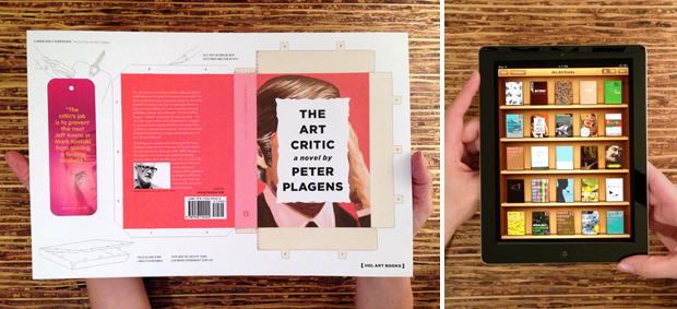 At the $100 READER level, choose any 5 Hol e-books (full list at www.holartbooks.com/e) and a matching E-Book Shelf Surrogate print of 1. Cut and fold the print into a lifelike paperback book and bookmark for your shelves. No one will be the wiser!