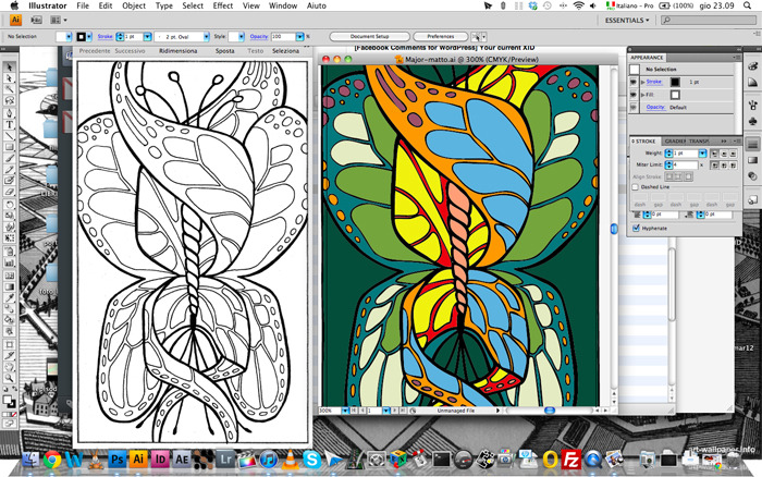 Digitization step and coloring