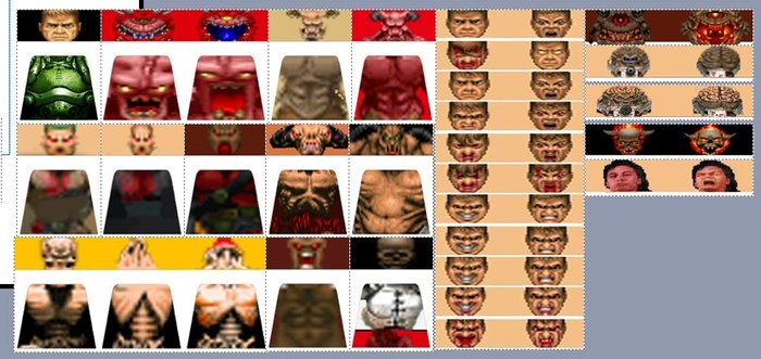 LEGO DOOM DECALS