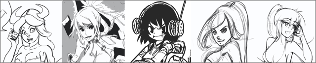 Sampling of custom BBB interior art