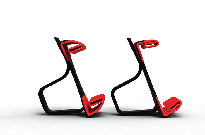 The rigid plastic base supports the thermoplastic rubber arms which flex to accommodate a wider range of devices, with or without a case, than any other accessory on the market.