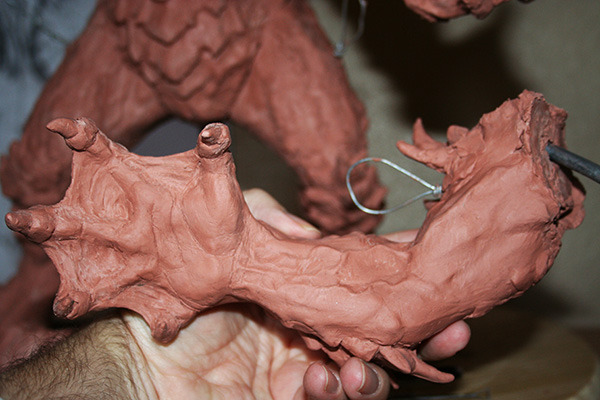 Arm detail starting to take shape