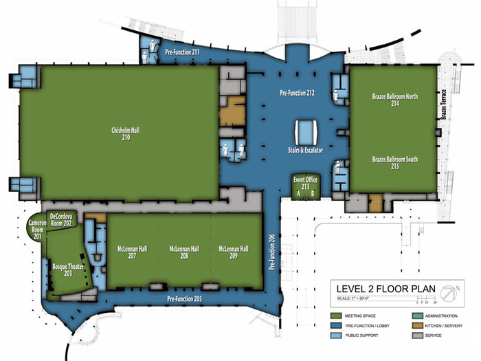 We've got Chisholm Hall, McLennan Hall, and the Cameron Room (VIP) - 49,000 sq. ft. of space. And more space is available on this and other floors if we raise more funds.
