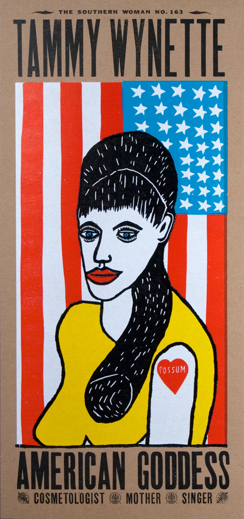 "Tammy Wynette, American Goddess" $50