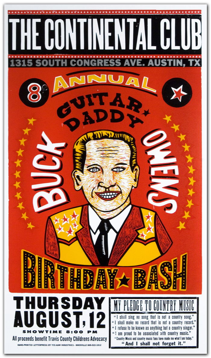 "Buck Owens Birthday Bash" $50