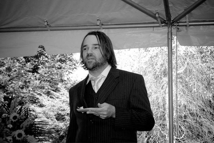 officiating a wedding