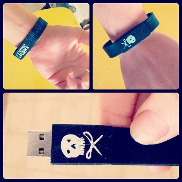 Exhibit C. The Shaniqua Brown actual debut release USB Drive wristband