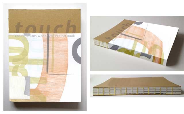 A rough mock-up of the book cover and binding