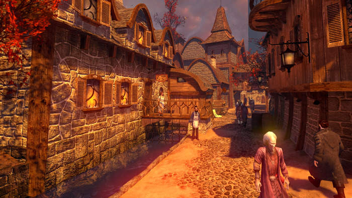 Autumnal Marcuria, from Dreamfall Chapters (in-game screenshot)
