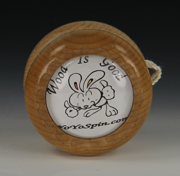 Maple fixed-axle wooden yoyo