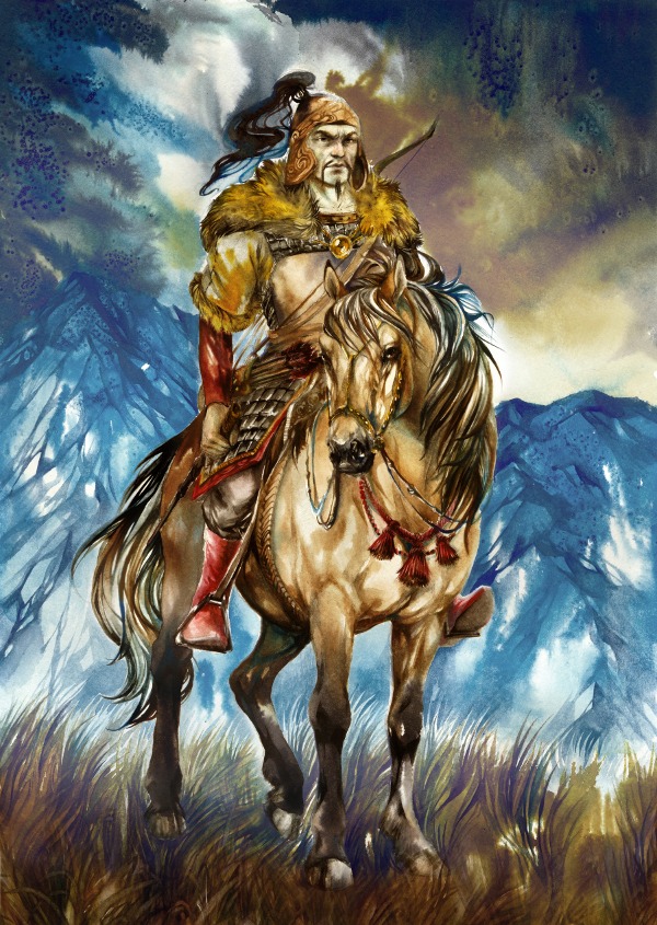 The infamous Attila the Hun - just one of ten formidable adversaries you will face in At The Gates.
