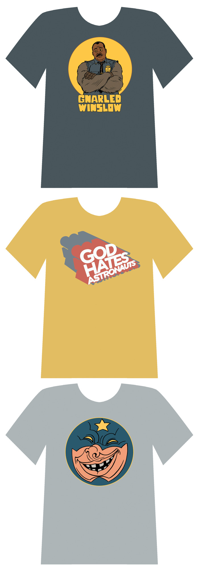 Three T-Shirt Options