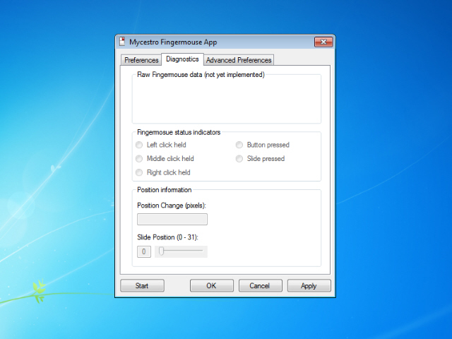 Mycestro Application for Windows/Mac - Diagnostics