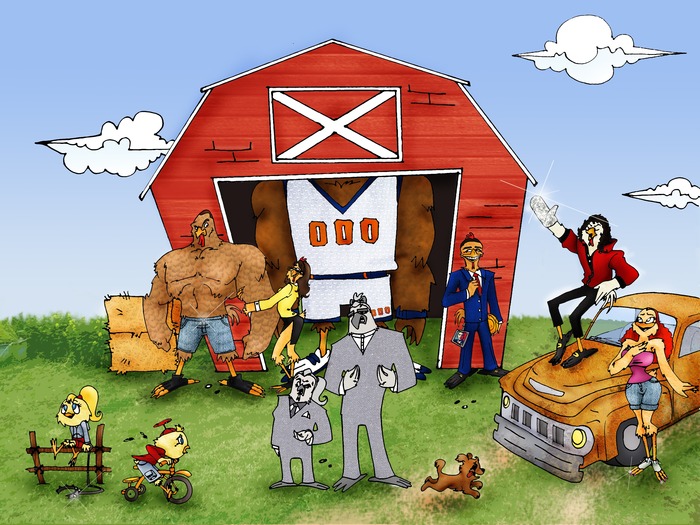 A regular ChikkinChamps™ day around the barn.