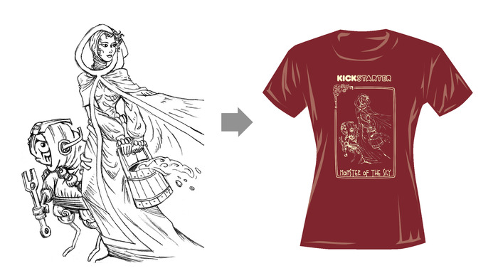 Women's MONSTER T-shirt!