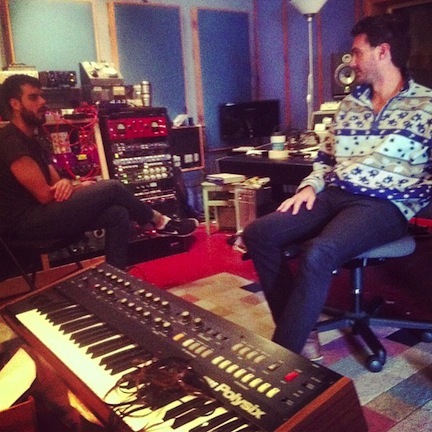 Jamie and Rob during Diamond Dogs tracking
