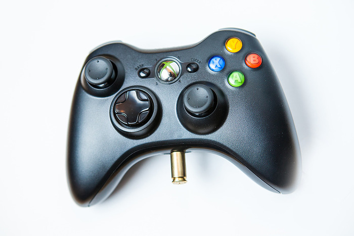 Plugged into the Xbox 360 Controller