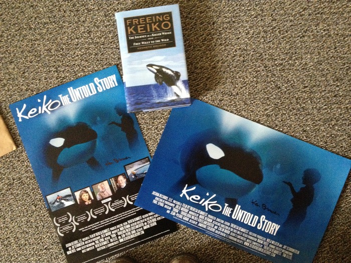 Posters Signed by Ken Brower author of book Freeing Keiko