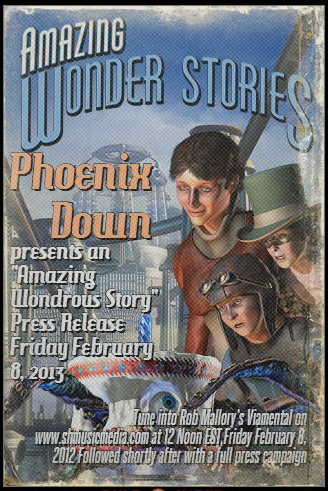 "Steam Punk" Inspired Phoenix Down poster