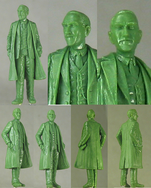 H.P. Lovecraft, sculpted by Tom Meier