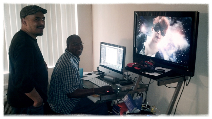 Director Dexter Adriano with VFX Supervisor Ron Shaw