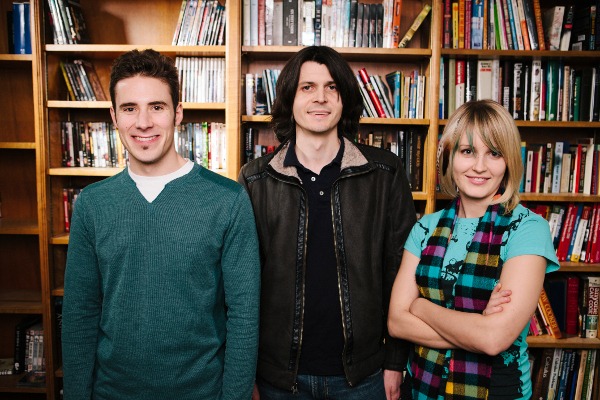 The Conifer Games team: Jon, Jonathan and Kay (from left to right).