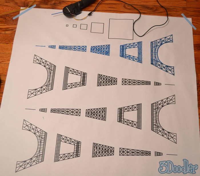 2 ft Eiffel Tower Stencil