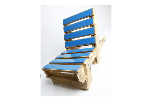 Pallet Chair with acrylic finish