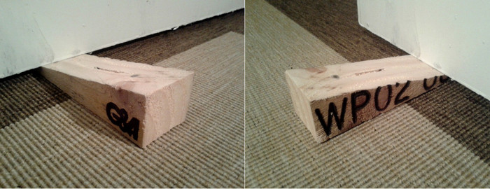 13th Feb new reward... Door Stop with G&A stamp and rubber grip