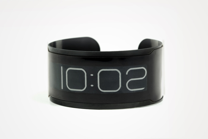 The CST-01NR has a black PVD coated stainless steel band