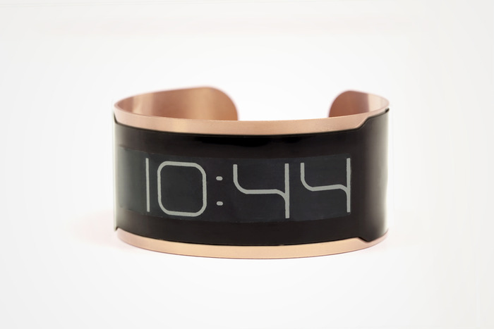 The CST-01RG has a rose gold PVD coated stainless steel band