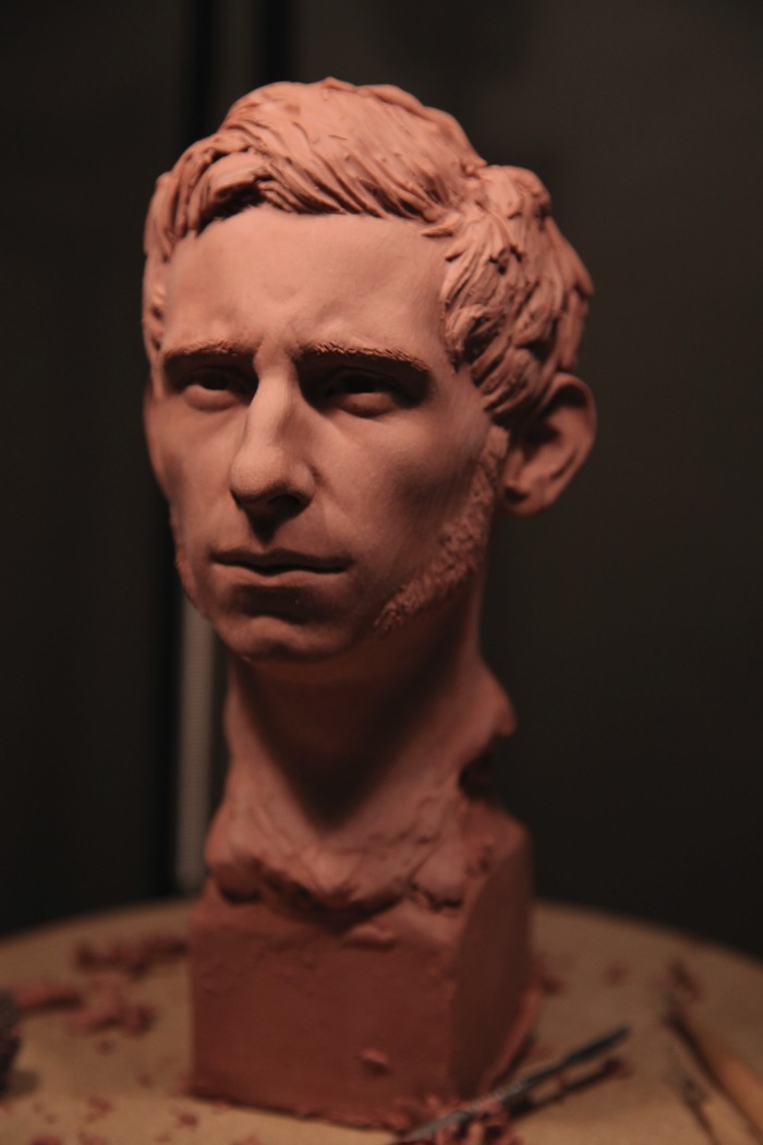 Nicholas Grimshaw, the narrator of this tale.(Sculpture by Arjen Tuiten).