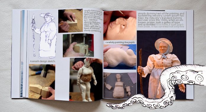 A beautiful production art book for those pledging $70 to the project