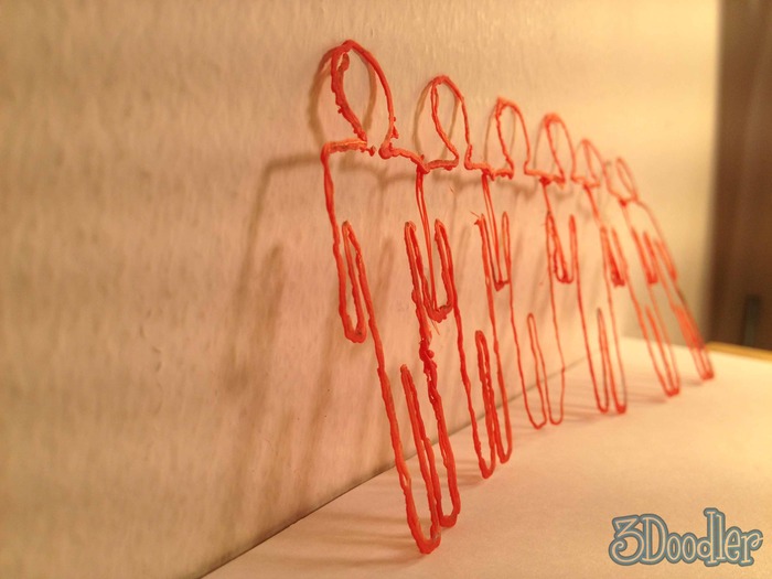 Six little men and the other one said... 3Doodler! 3Doodler!